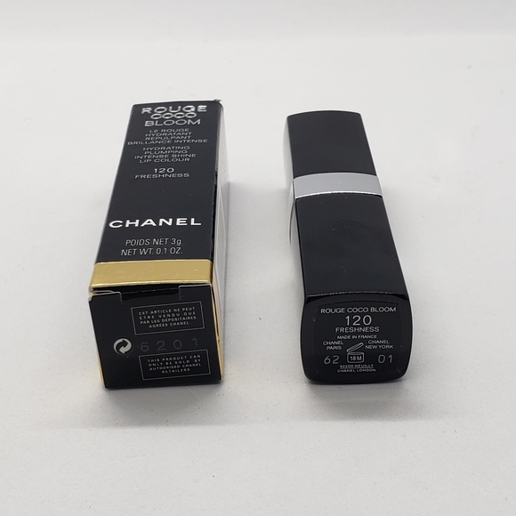 Chanel Rouge Coco Bloom Hydrating Plumping Shine Lip Color 3g - 120 Freshness - Picture 2 of 2